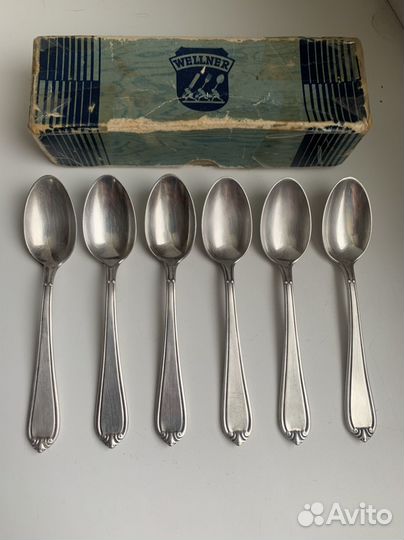 Ложки кофейные wellner серебрение