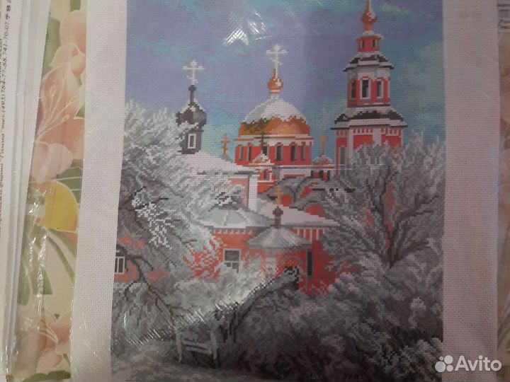 Канва с рисунком для вышивания