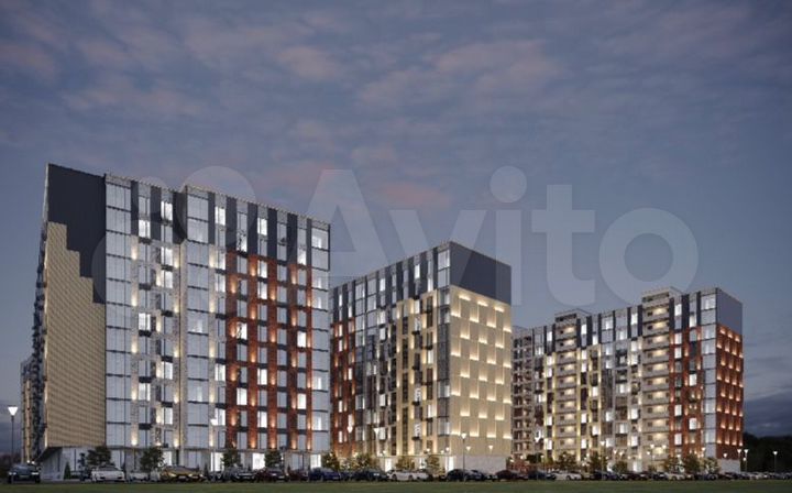 2-к. квартира, 67 м², 4/12 эт.