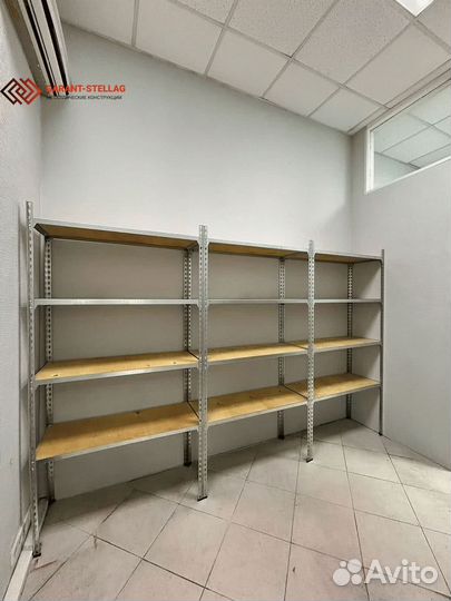 *Продается качественный стеллаж с фанерным настилом**