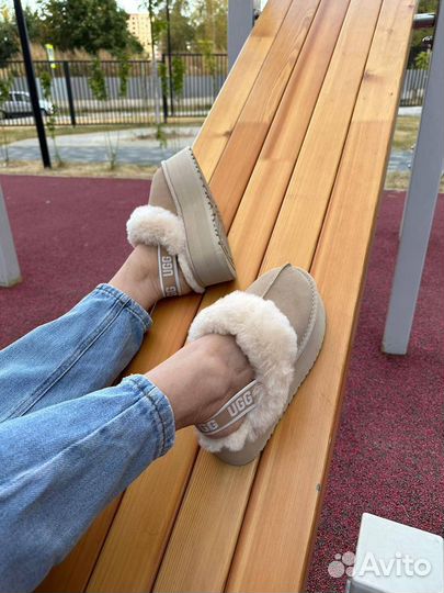 Тапочки UGG Funkette На Резинке Размеры 36-40