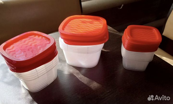 Контейнеров для хранения продуктов 30/15 шт