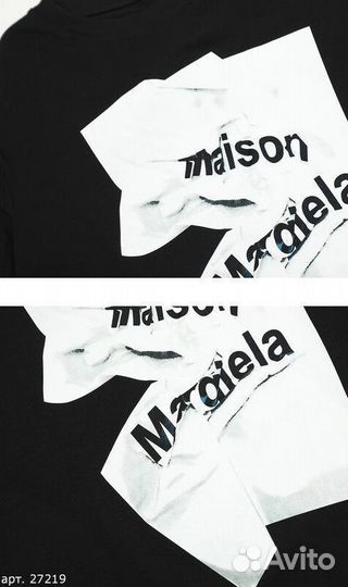 Футболка Maison Margiela Черная