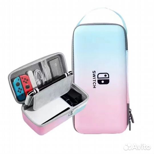 Защитный Чехол-Сумка для Nintendo Switch Розовый