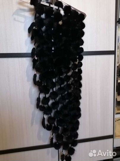 Норковый шарф