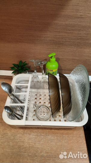 Силиконовый коврик для сушки посуды