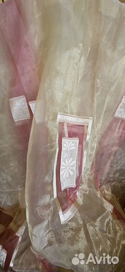 Тюль органза 2.4 м х 1.85 м Турция