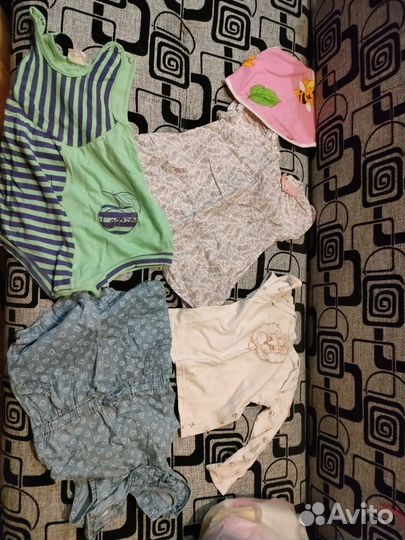 Вещи пакетом на девочку до года