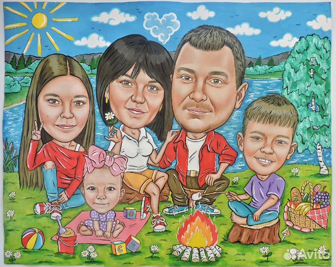 Шаржи по фото на заказ (Самара)