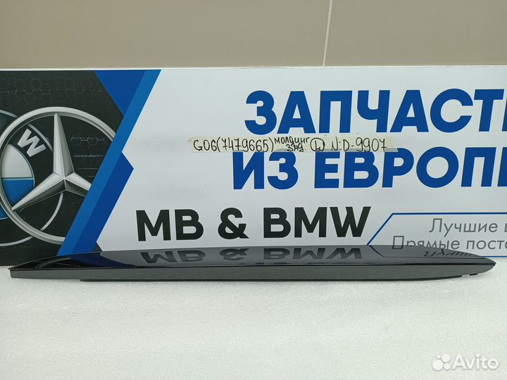Молдинг задний левый BMW X6 G06