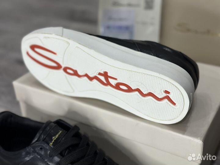 Кеды мужские зимние Santoni