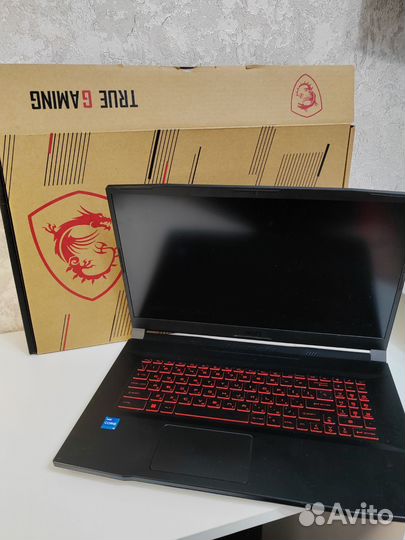 Игровой ноутбук msi GF76 Katana