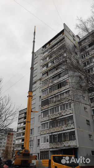 Аренда и услуги автокрана, 70 т, 41 м, с гуськом 17 м