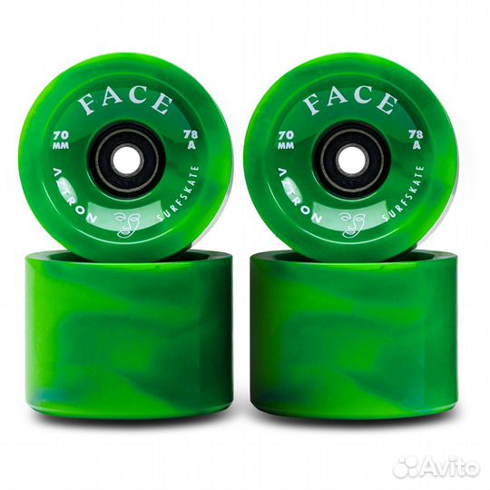 Колеса aztron wheels surfskate fern green &n