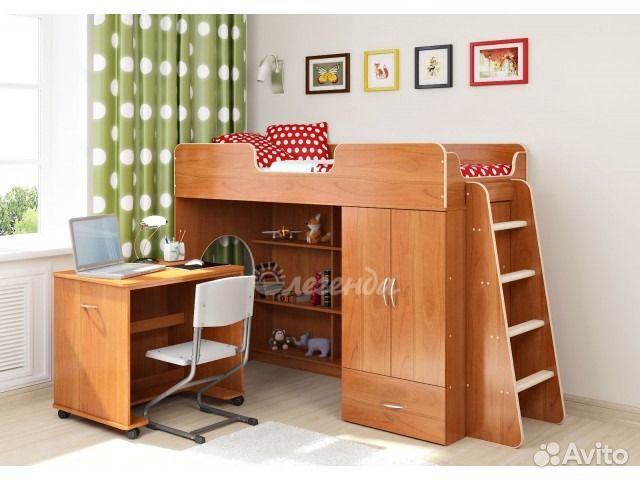 Детская кровать чердак