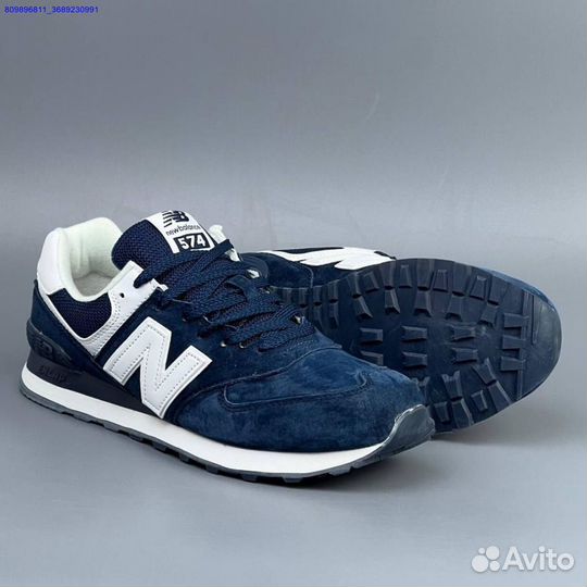 Кроссовки New Balance 574 Blue (Арт.34861)