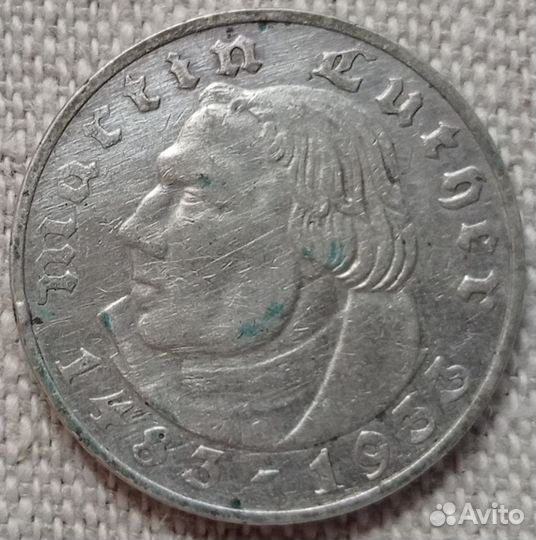 2 марки Германия (серебро)