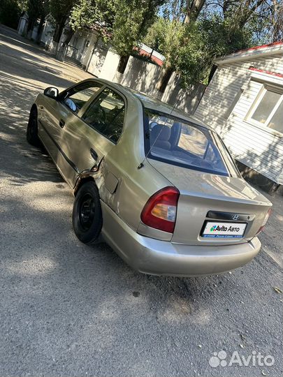 Hyundai Accent 1.5 МТ, 2005, 308 000 км