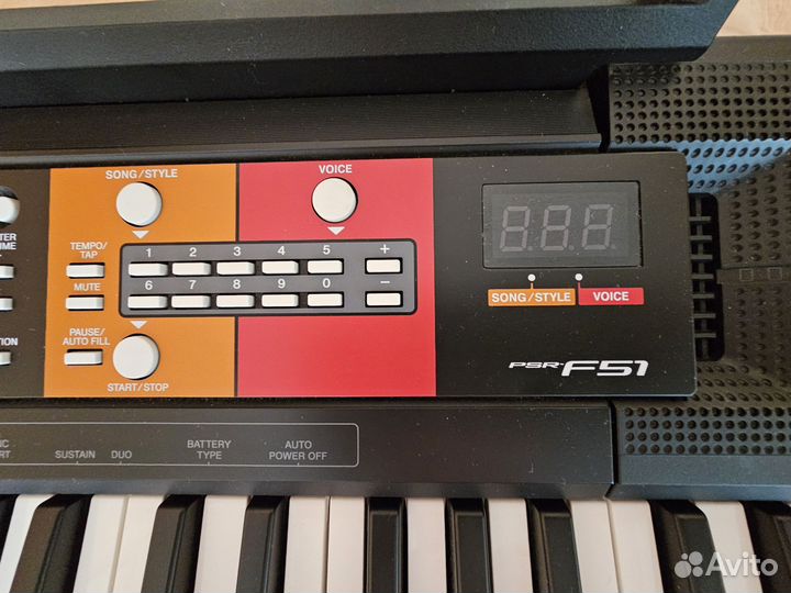 Синтезатор yamaha psr f51