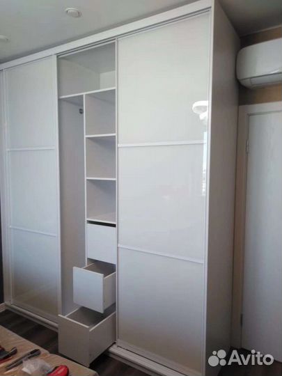 Шкаф купе белый по индивидуальным размерам