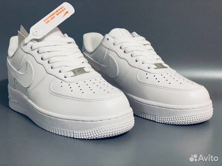 Кроссовки nike air force 1 белые