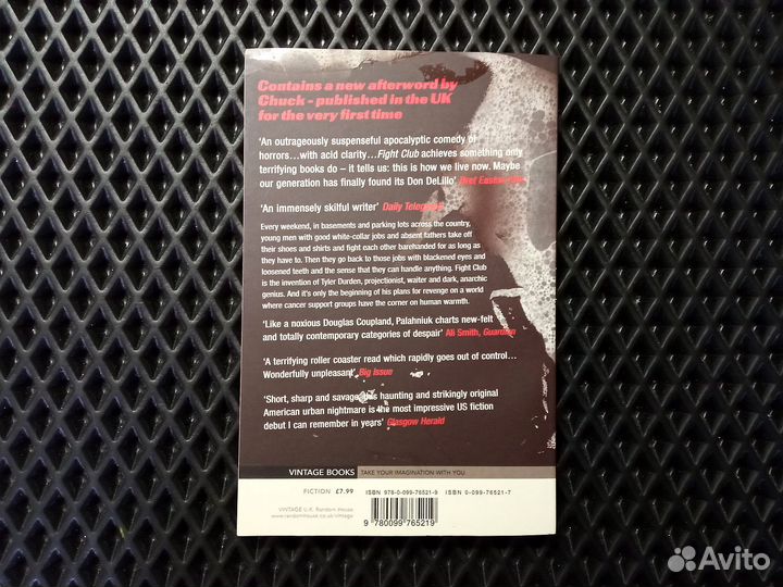 Чак Паланик, Бойцовский клуб на англ. языке