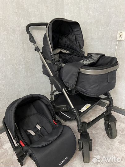 Коляска трансформер 3 в 1 Luxmom 555