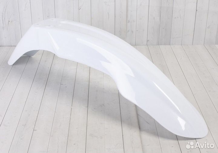 Крыло переднее кросс (19 колесо) белое 09512