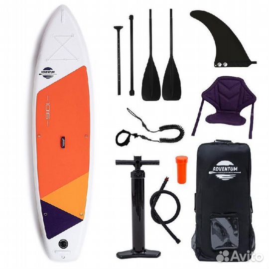 SUP Board adventum 10.8 оранжевый