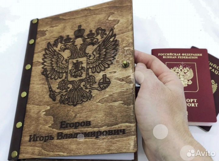 Деревянный ежедневник - сменные блоки