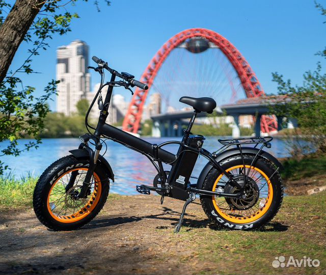 Электровелосипед, фэтбайк Медведь Fold 1000