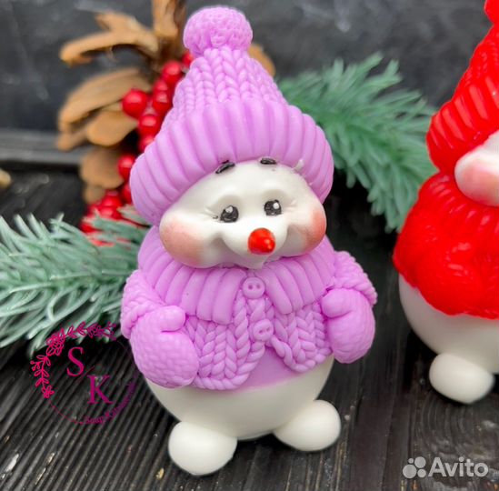 Снеговик из мыла
