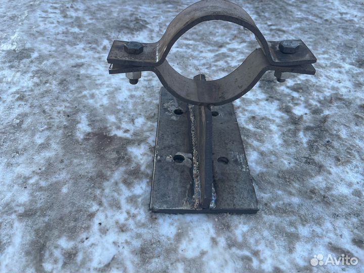 Опора тавровая хомутовая Ду100 - 12Х18Н10Т