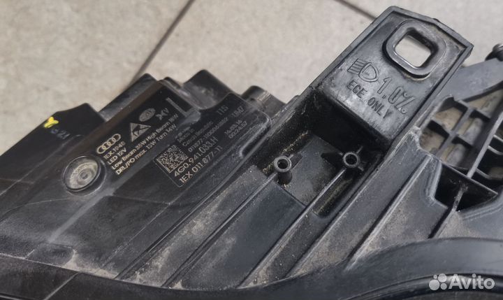 Audi a6 c7 рестайлинг фара левая fulled бу