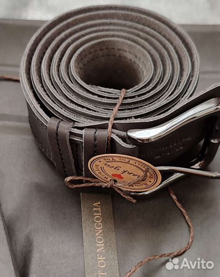 Мужской кожаный ремень