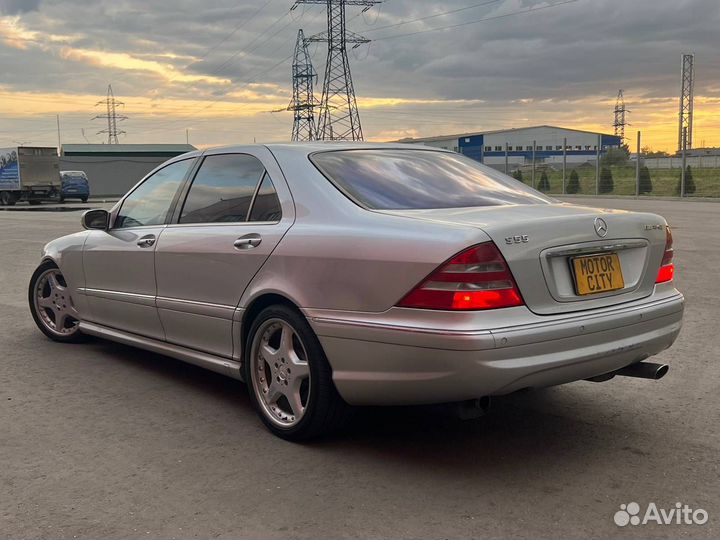 В разбор из Японии Mercedes-Benz W220 M113.986 5.5