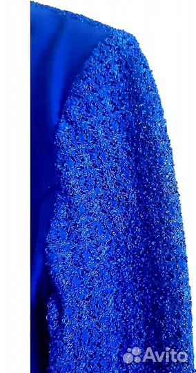 Платье синее