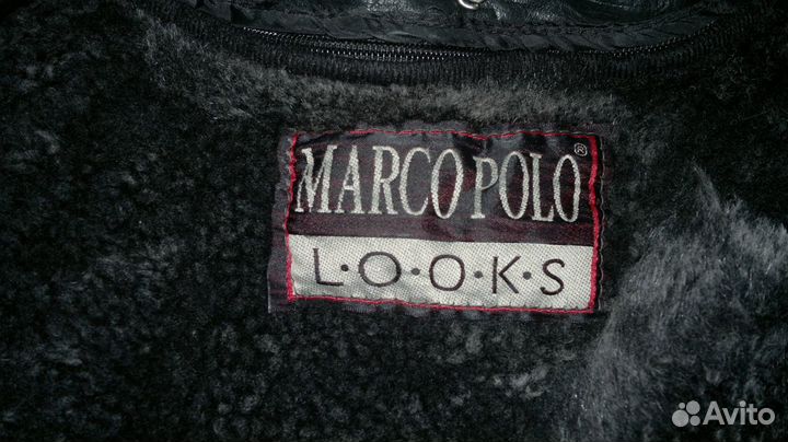 Куртка кожаная Marco Polo мужская зимняя