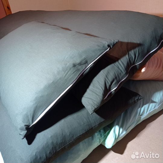 Матрас для бани. Травяной матрас. Оливкового цвета