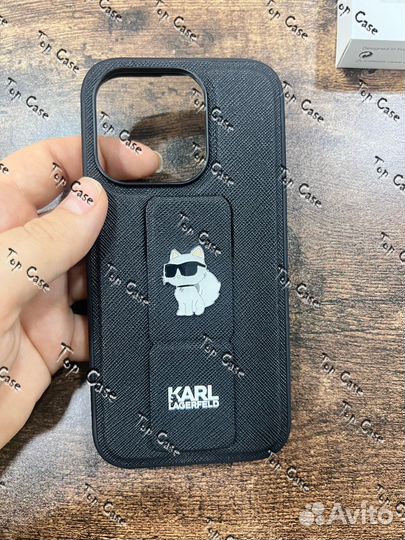 Karl Lagerfeld iPhone 15 Pro чехол metal Hard