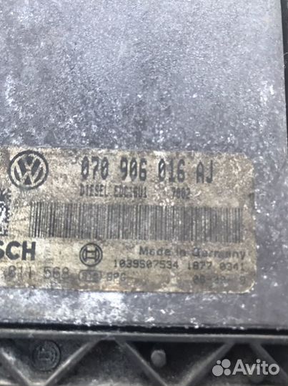 Эбу vw t5 2.5 axd