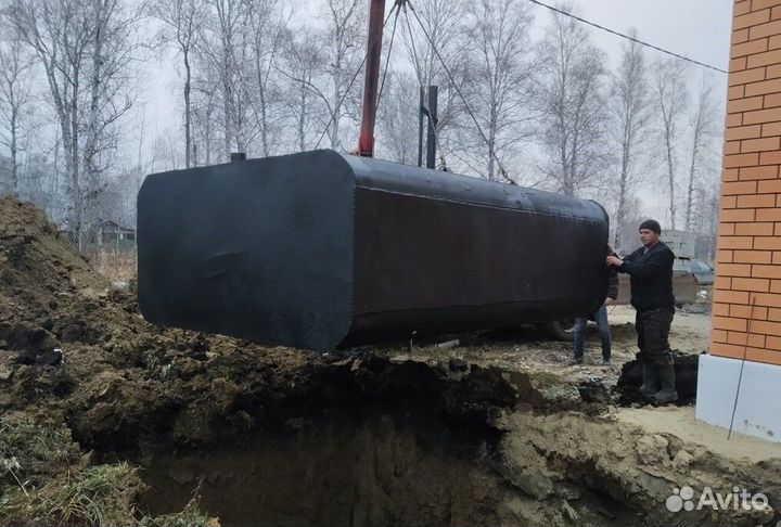 Септик для дома, металлический 10 куб.м