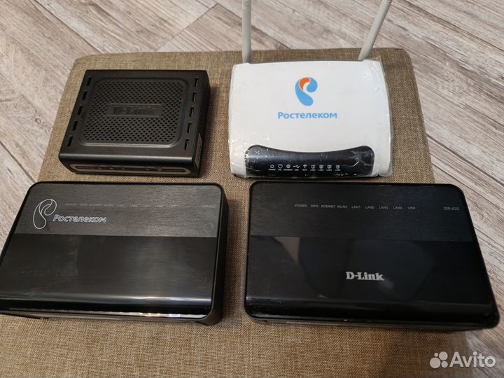 Wi-Fi роутеры D-Link, adsl2+, Ростелеком