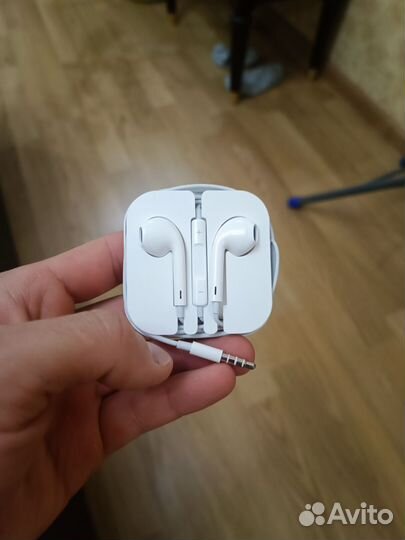 Наушники apple earpods lightning 3.5мм