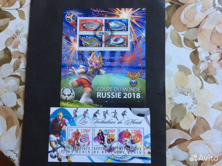 Блоки марок. Спорт