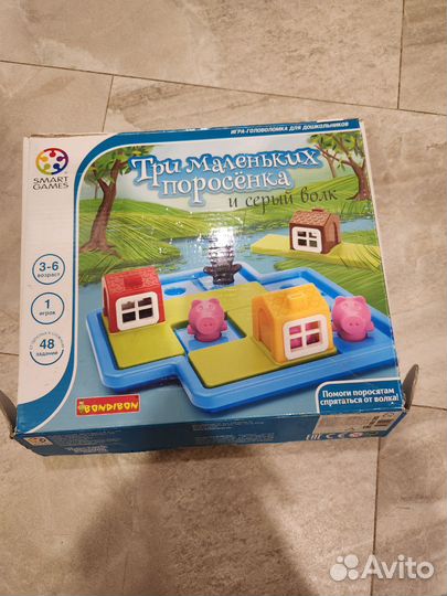 Три маленьких поросёнка настольная игра