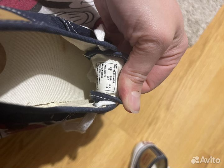Кеды детские levi's