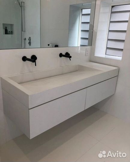 Столешница из бетона в стиле Лофт Терраццо