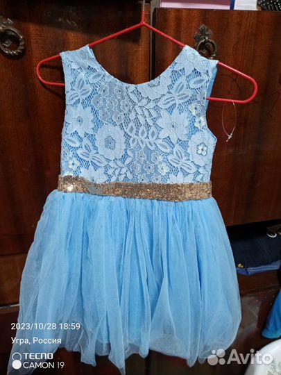 Платье для девочки 92