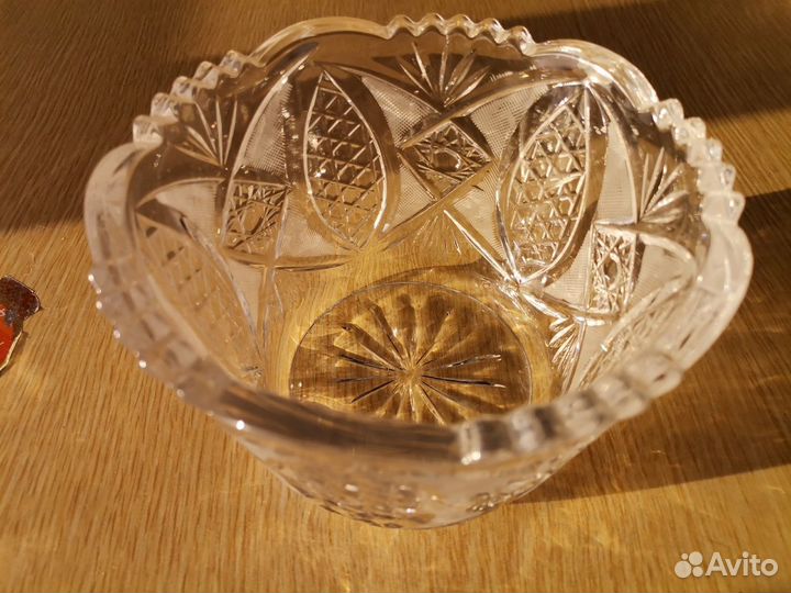 Хрусталь СССР, салатники, вазы, всё новое
